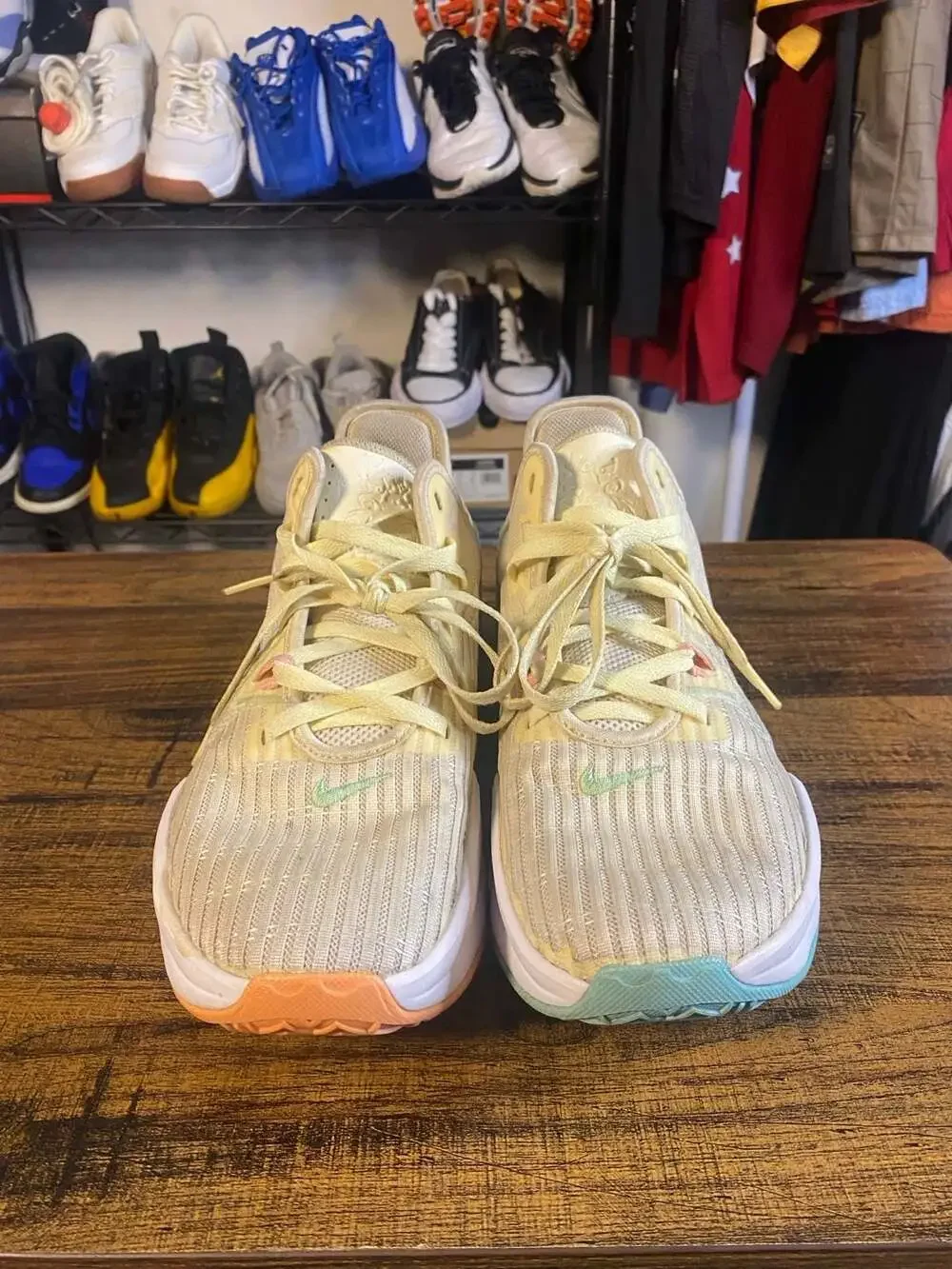 Nike LeBron Witness 6 'Easter' Coconut Milk Basketball Sneakers CZ4052-103